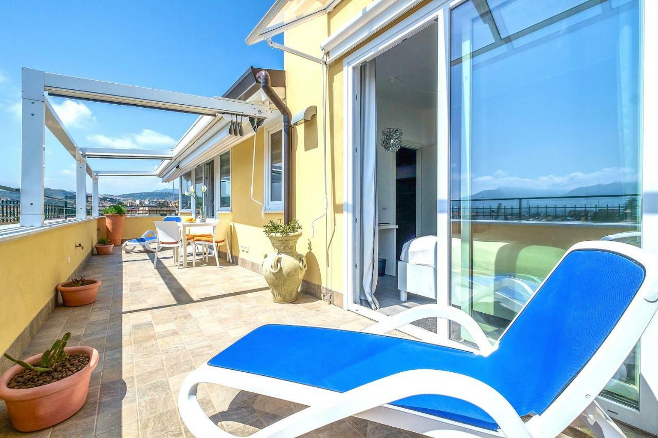 Solemar Sicilia - Casa Panorama Apartment Santa Flavia Bagian luar foto